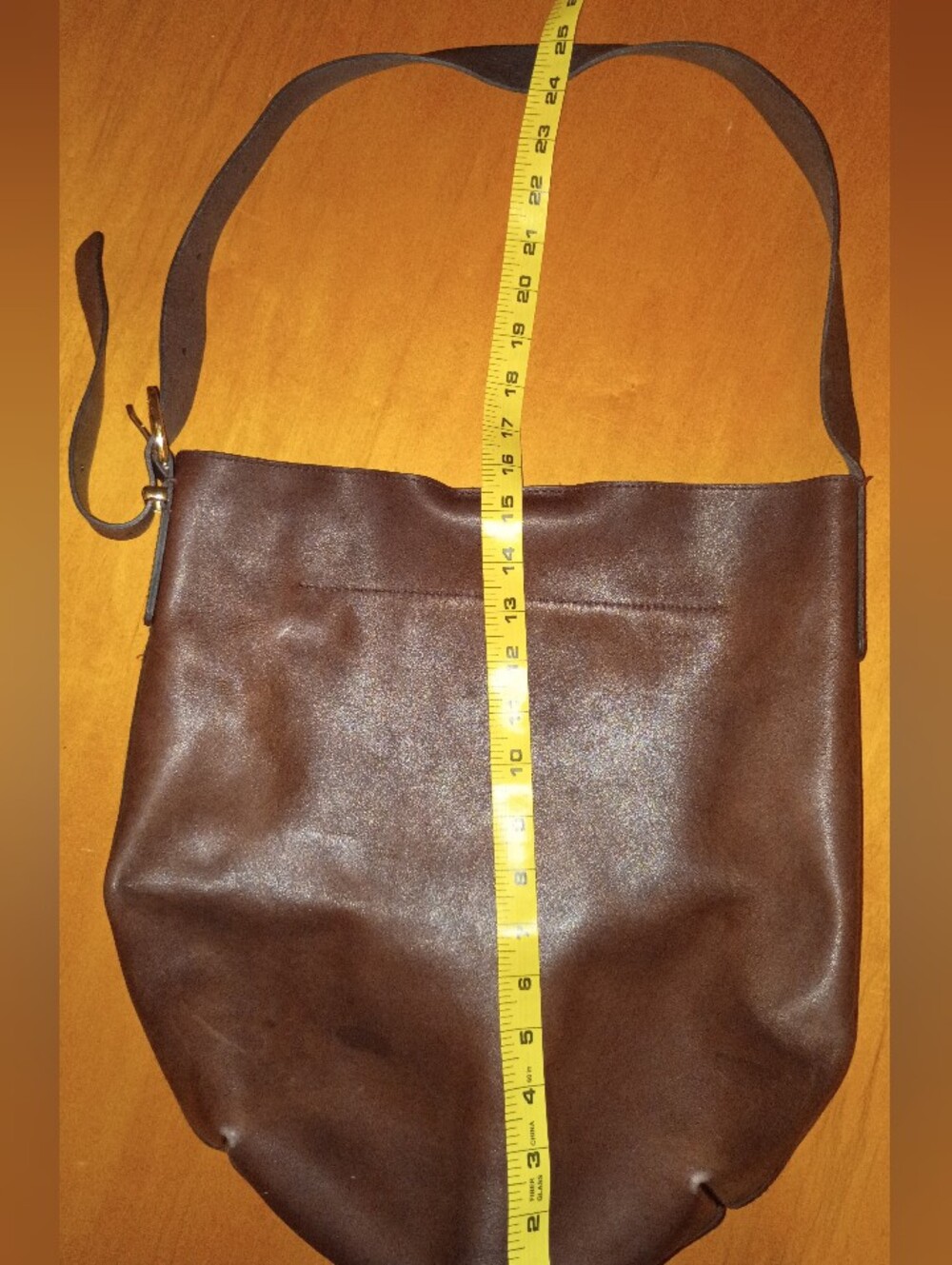 Madewell Classic Chestnut Leather Shoulder Bag - Picture 3 of 8